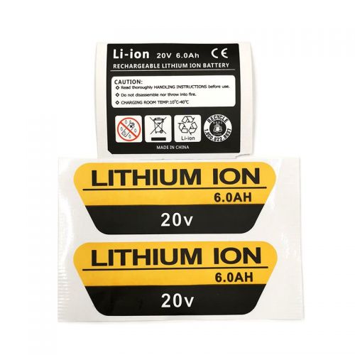 Battery label